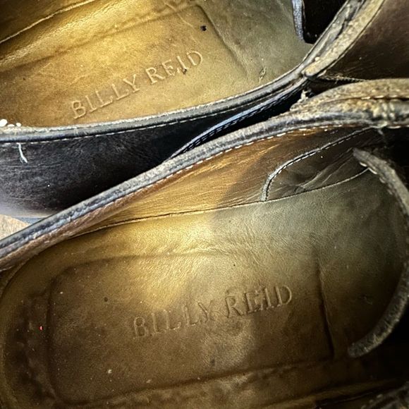 BILLY REID Captoe Double Monk Strap Shoes in Espresso Leather Vibram Sole - Picture 8 of 10